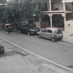 Captured on CCTV: Kid knocked down by two wheeler in Sector 1 2