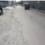BDA flyover service road is in a shambles but... 2