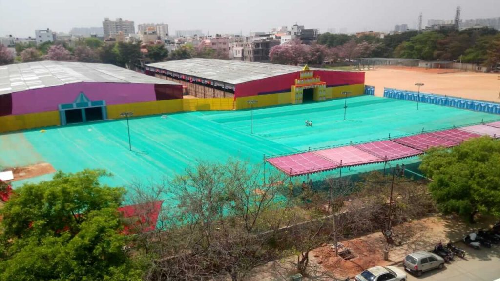 Residents protest noise pollution & shoddy planning by the event organisers at BBMP Grounds 5