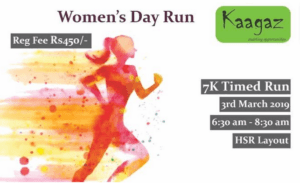 women's day run hsr layout