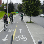 Cycle track width reduced to accommodate more traffic on roads 7