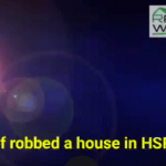 Thief caught on CCTV robbing a house in Sector 3 4