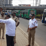 Top traffic cop inspects Silk Board; junction improvements working well! 2 Top traffic cop inspects Silk Board; junction improvements working well! 2