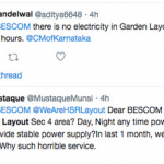 Twitterati erupts over Bescom's frequent power cuts in HSR! 6