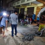 Residents fill up potholes by themselves; shame on you, BBMP! 6