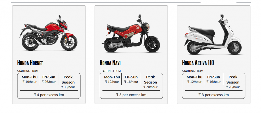 bike rental hsr layout