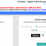 traffic challans