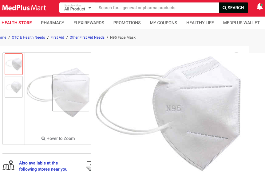 MedPlus misleading buyers with 'fake' N95 masks! 1