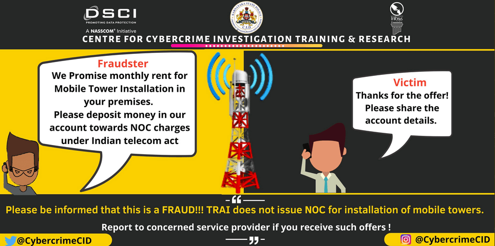 Beware of 'mobile tower' scams 1