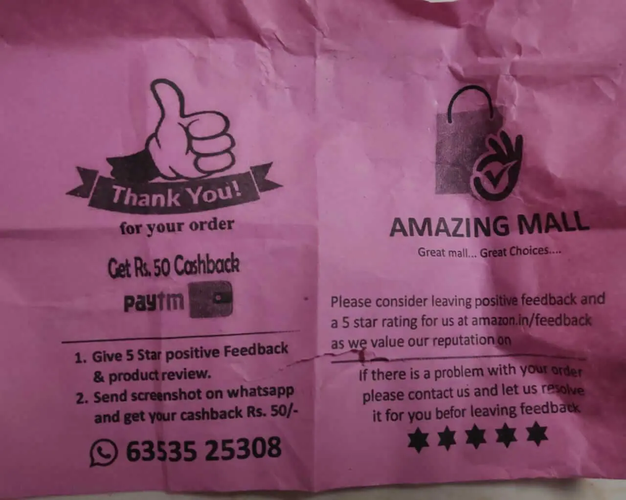 amazon seller bribe