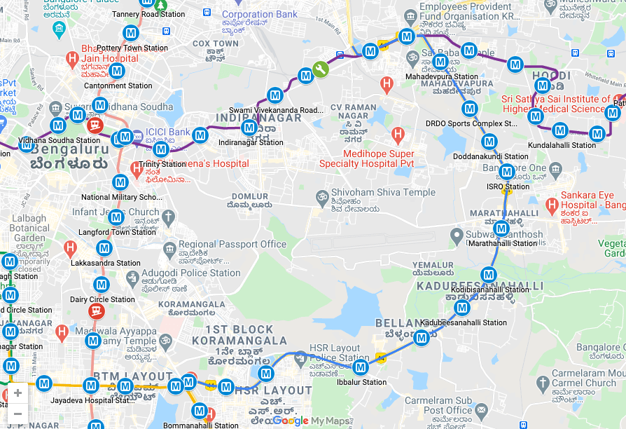 ORR Metro route