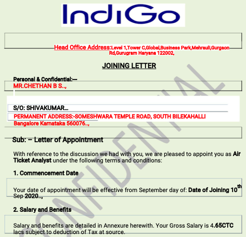 indigo scam