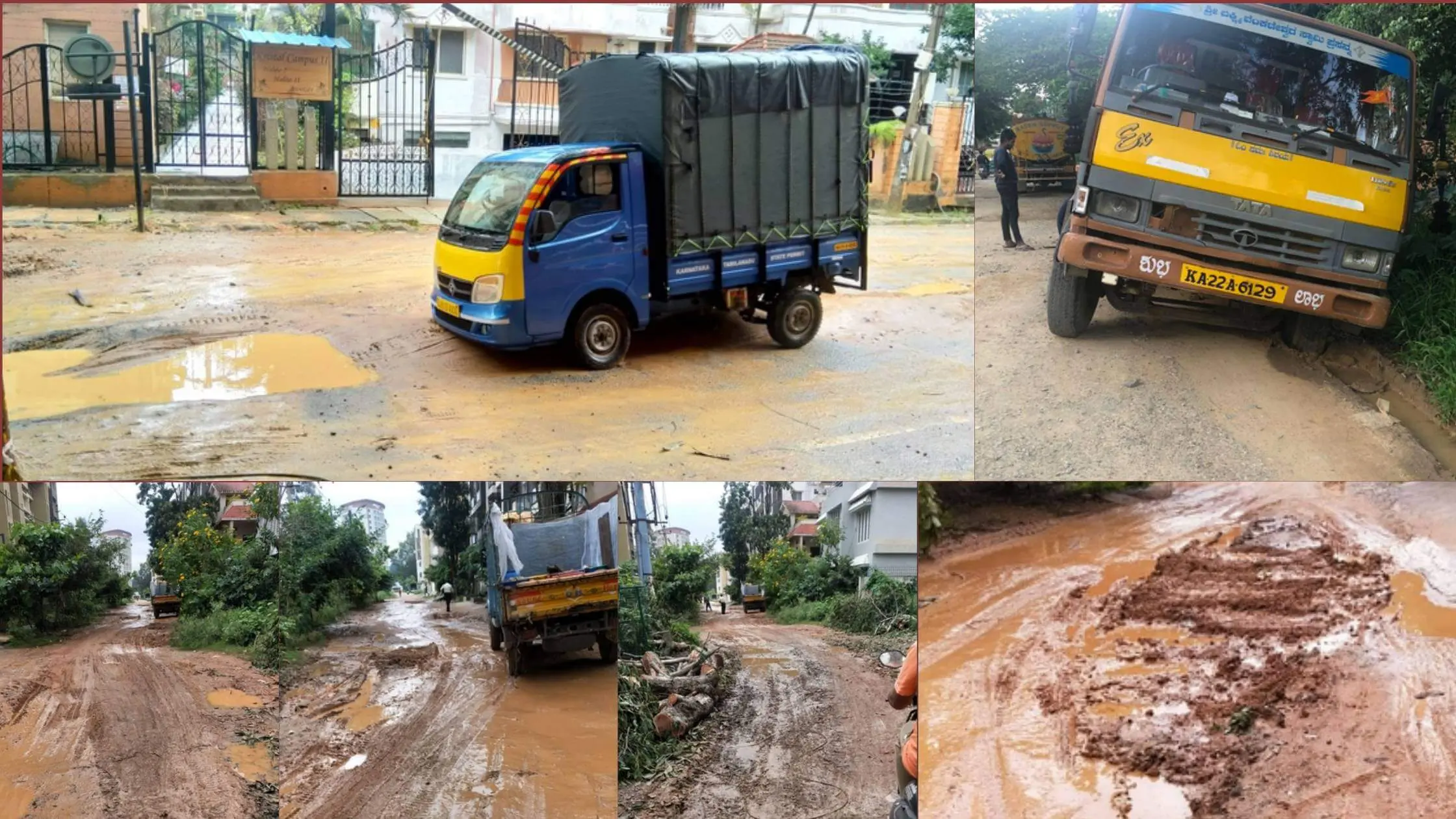 Bellandur roads crying for attention, but authorities look the other way 2 bellandur roads