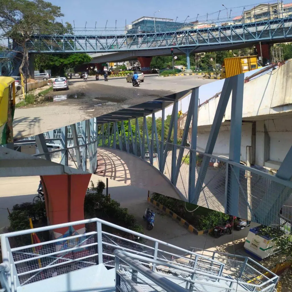 After many road accidents and public pressure, Iblur skywalk is finally ready! 1 After many road accidents and public pressure, Iblur skywalk is finally ready! 1