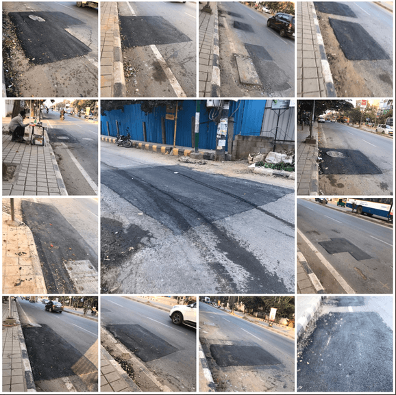 New year's gift for Whitefield: Potholes on ECC Road are filled 1