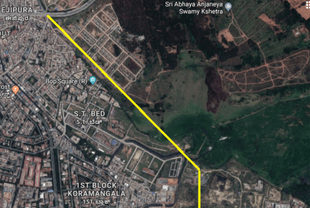 Road Beku: Koramangala residents demand link road between Ejipura and Sarjapur Road 1 Road Beku: Koramangala residents demand link road between Ejipura and Sarjapur Road 1