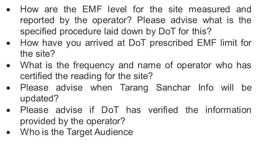 Mobile towers: Is the telecom website conveying the true picture of radiation levels? 2